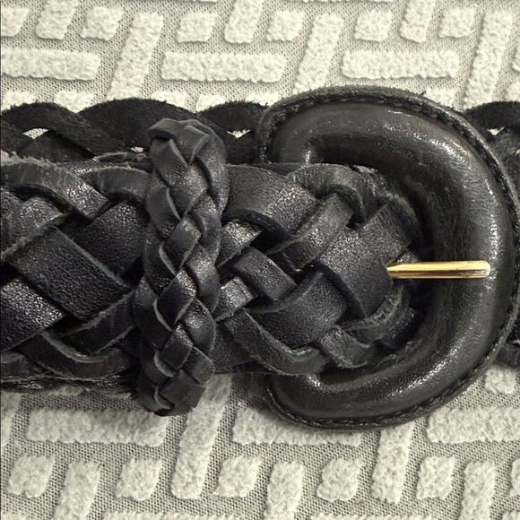 Forenza Women\'s Braided Leather Belt Size Brown M Black L main image 6